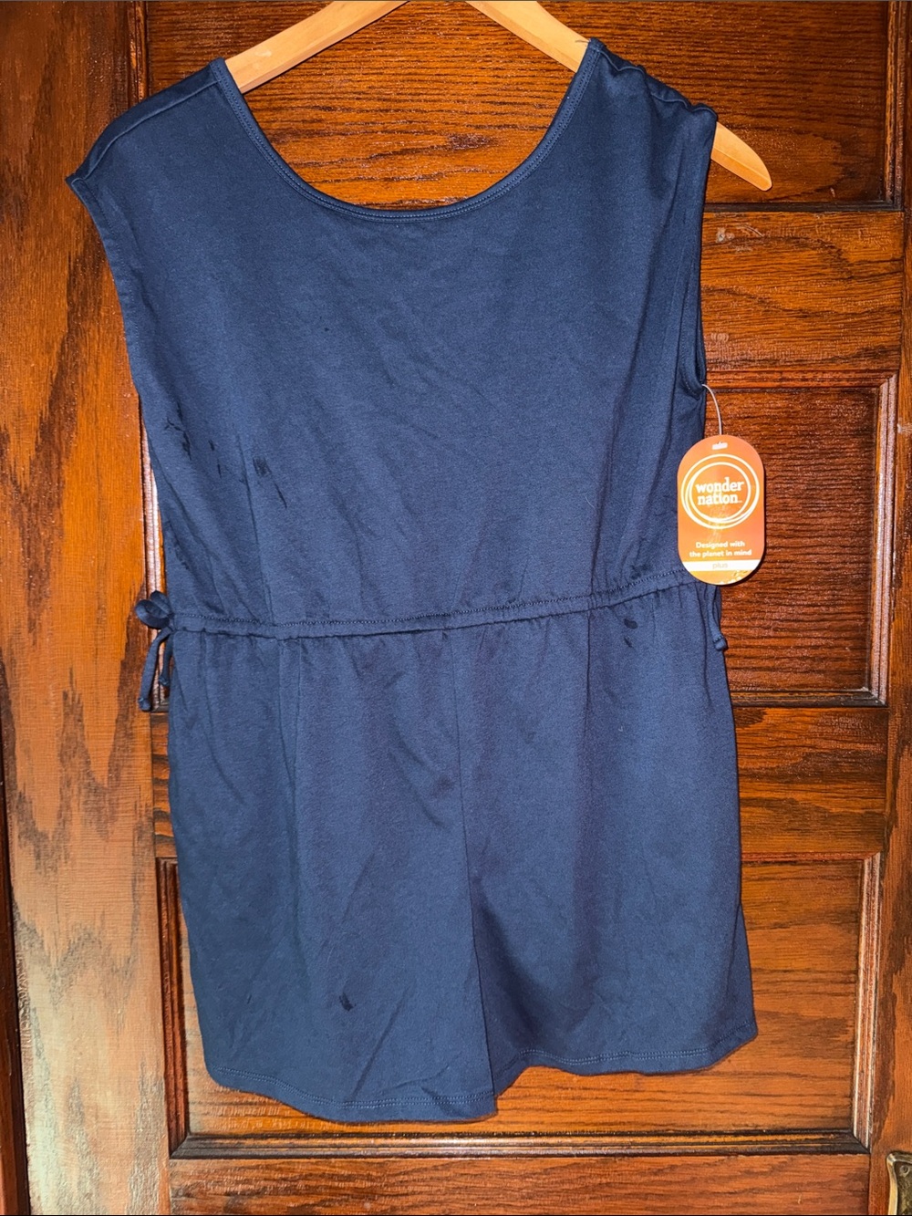 Large wonder nation one piece short outfit